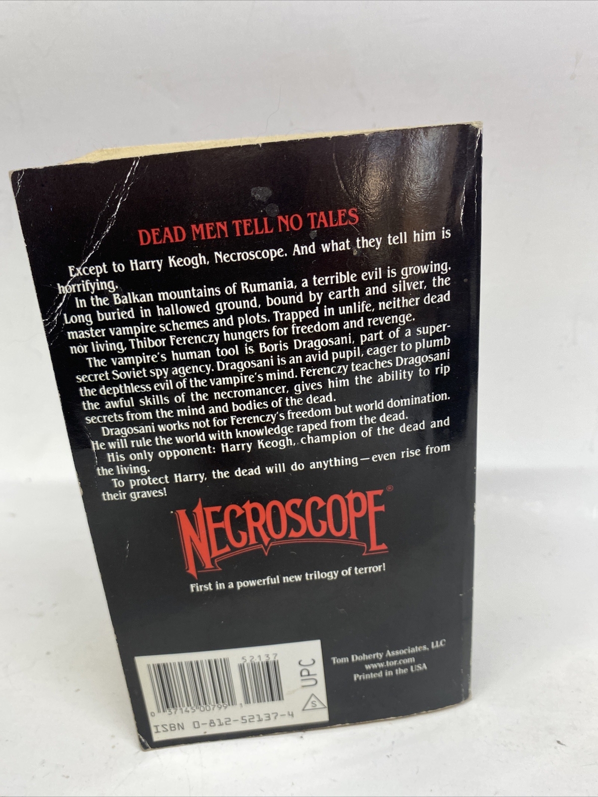 BRIAN LUMLEY Necroscope TOR PB BOB EGGLETON COVER ART Vampire First Edition 1988