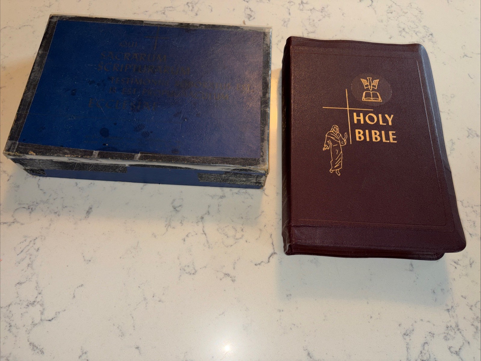The Catholic Press Family Edition of the Holy Bible 1950 John P O’Connel W/ Box