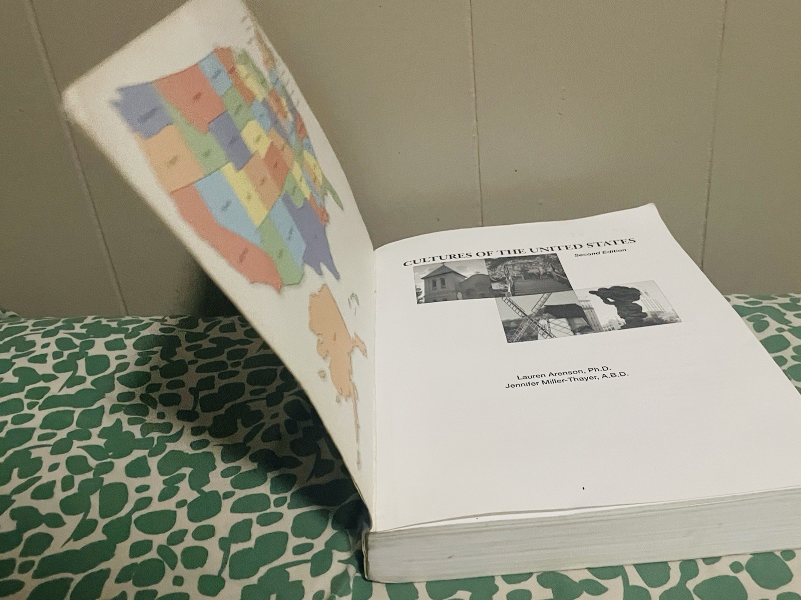 Textbook: Cultures of the United States 2nd Edition by Arenson & Miller-Thayer