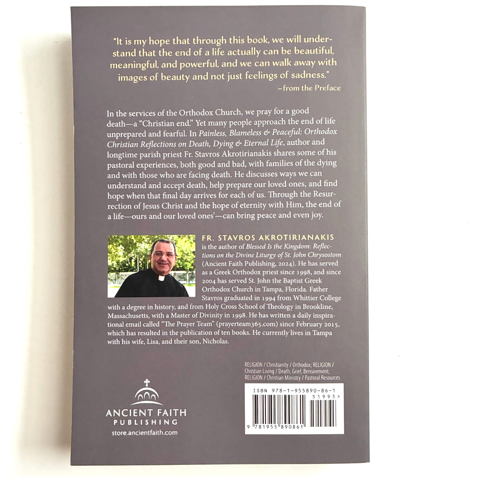 Painless Blameless and Peaceful Orthodox Christian Reflections on Death Dying PB