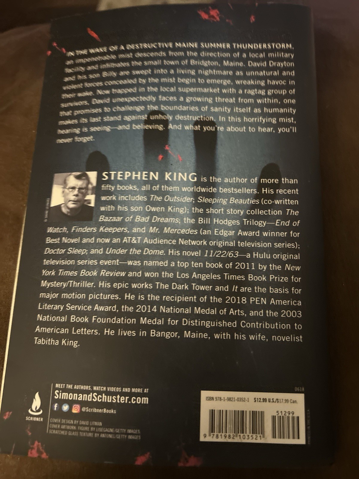 Mist by Stephen King (2018, Trade Paperback)