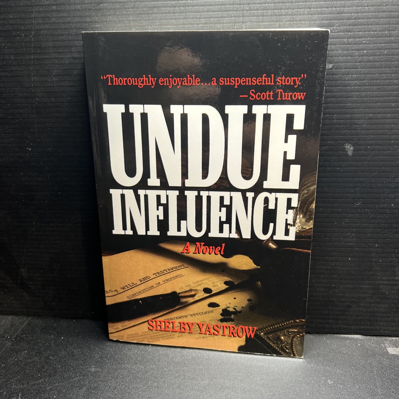 SIGNED 1st Undue Influence Shelby Yastrow Trade Paperback 2011 Justice Chicago