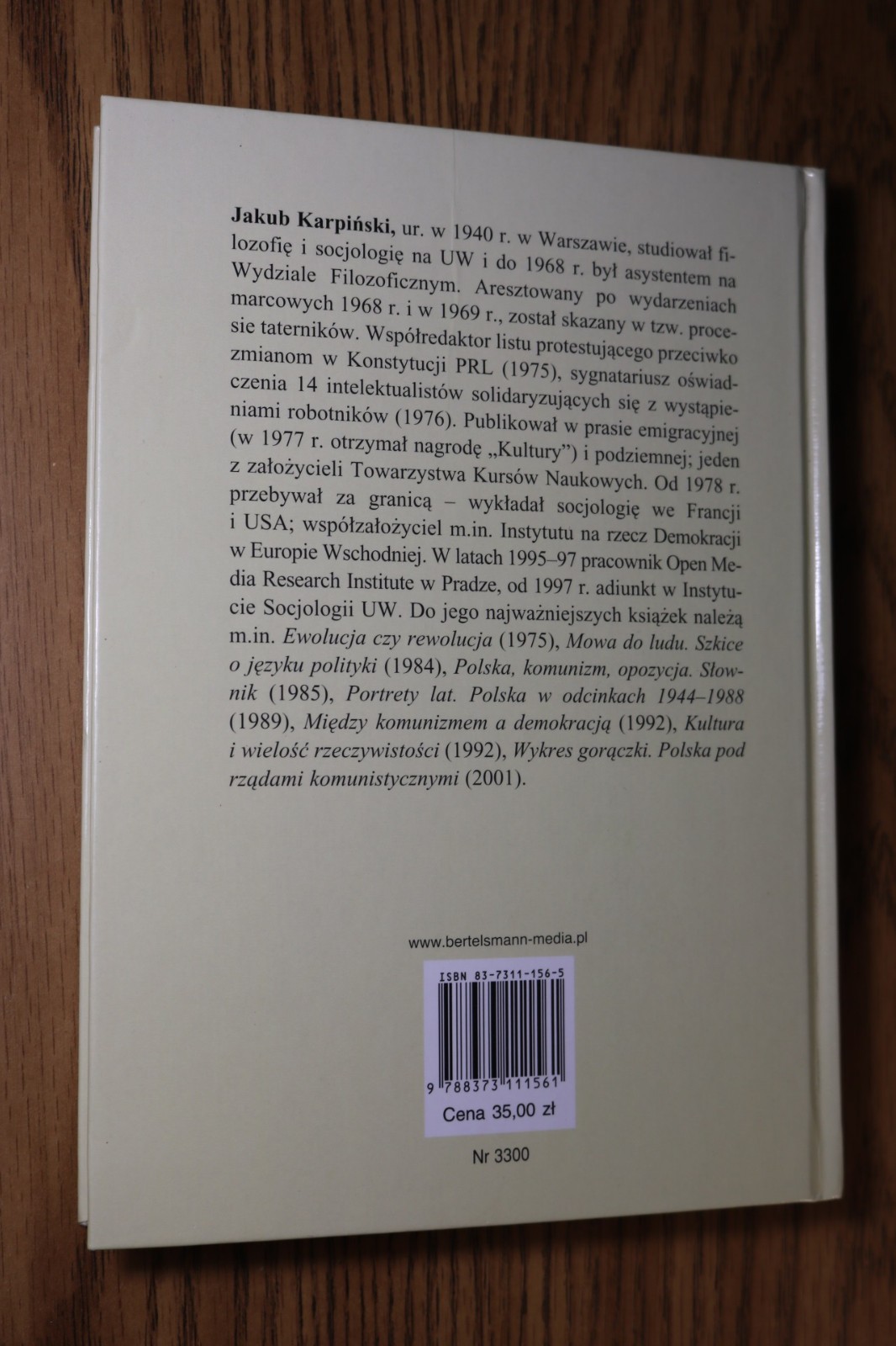Trzecia niepodległość – Jakub Karpiński 2001 Najnowsza historia Polski Polish