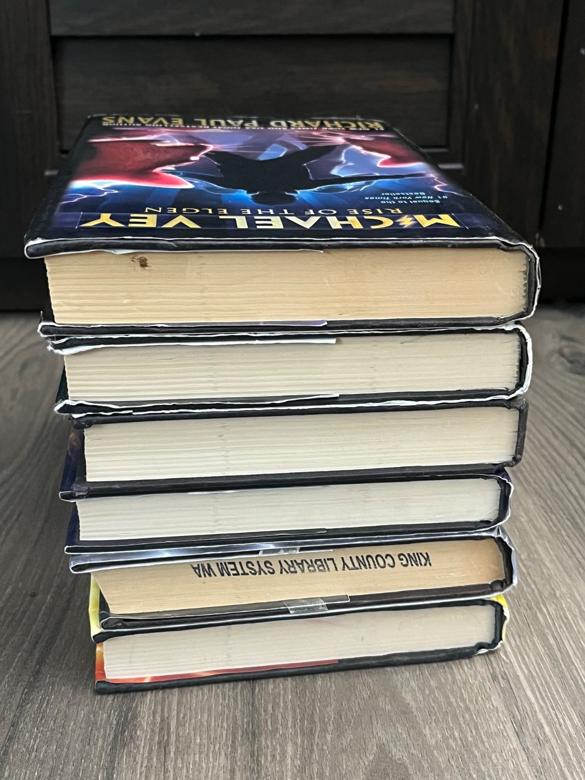 Lot of 6 Michael Vey series Hardcover Dust Jacket 2-7