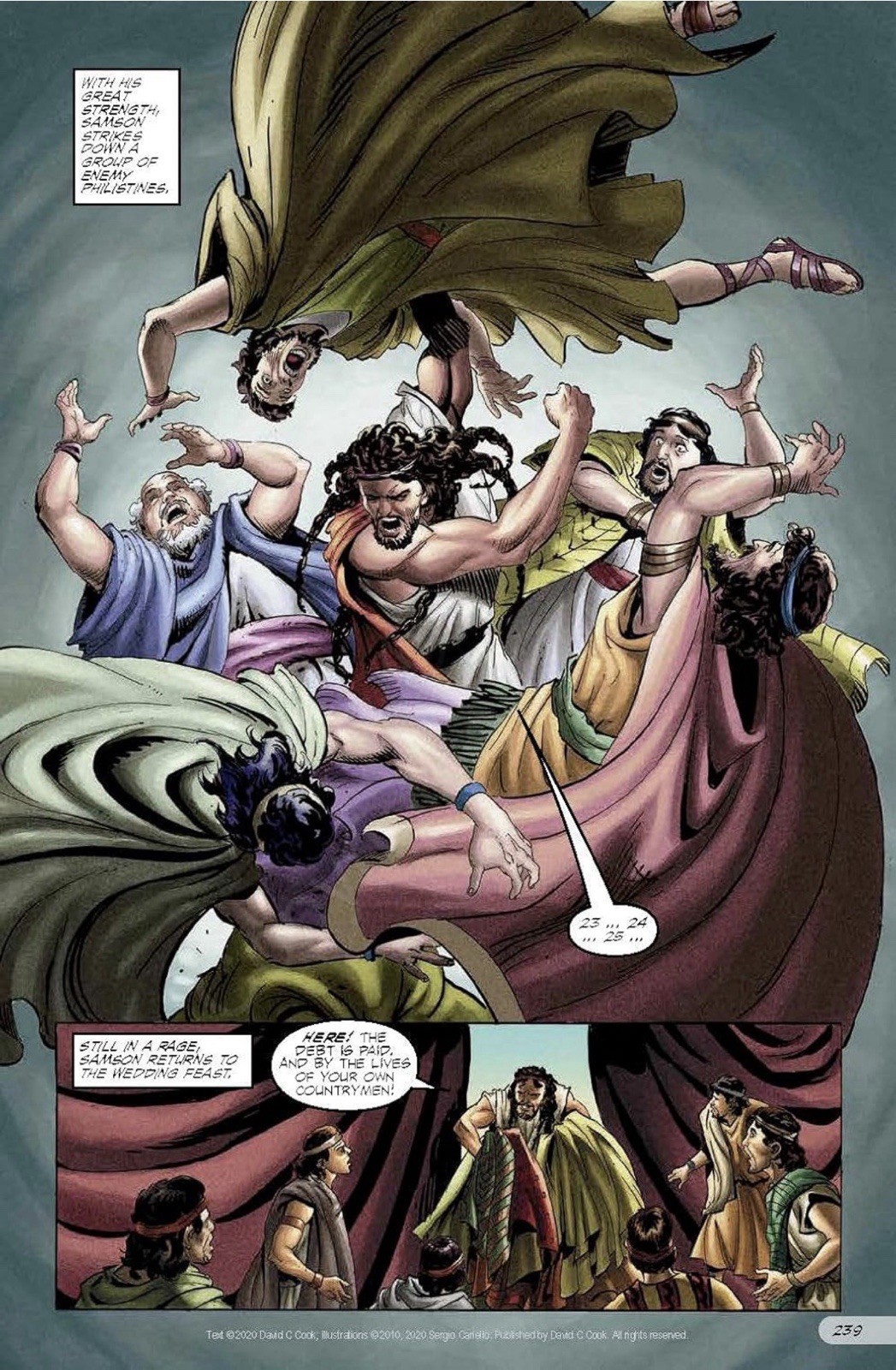 The Action Bible: God’s Redemptive Story Revised Illustrated HC 2020 Mauss
