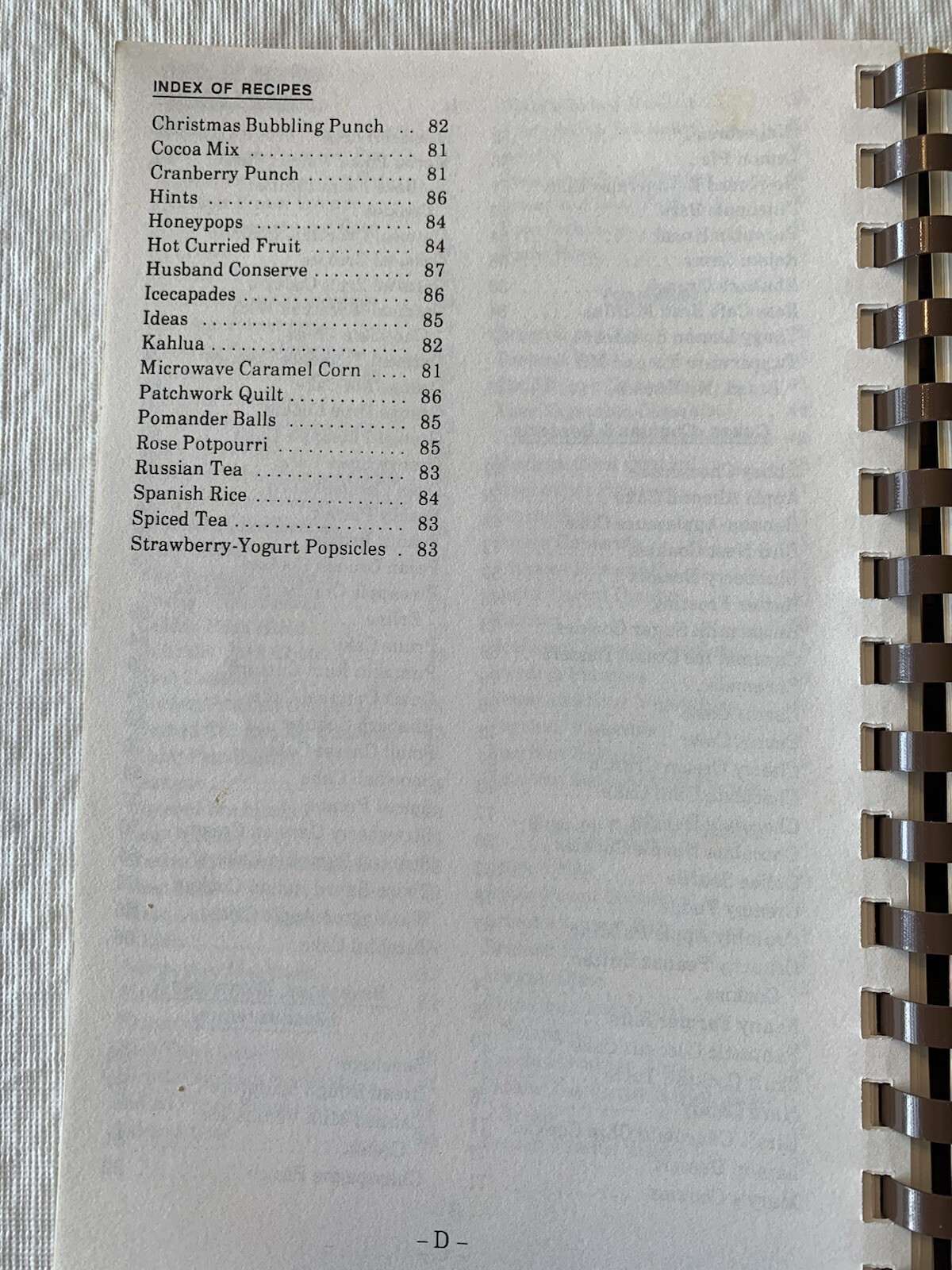 Cherished recipes Cook Book by the Mission-Aires San Diego CA. 1991?