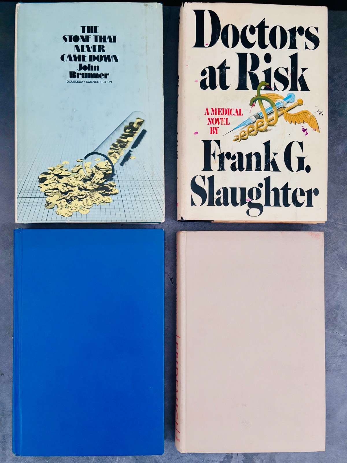 Vintage HC Lot x4 | Slaughter x2 + Brunner x2 | Medical & Sci-Fi Novels