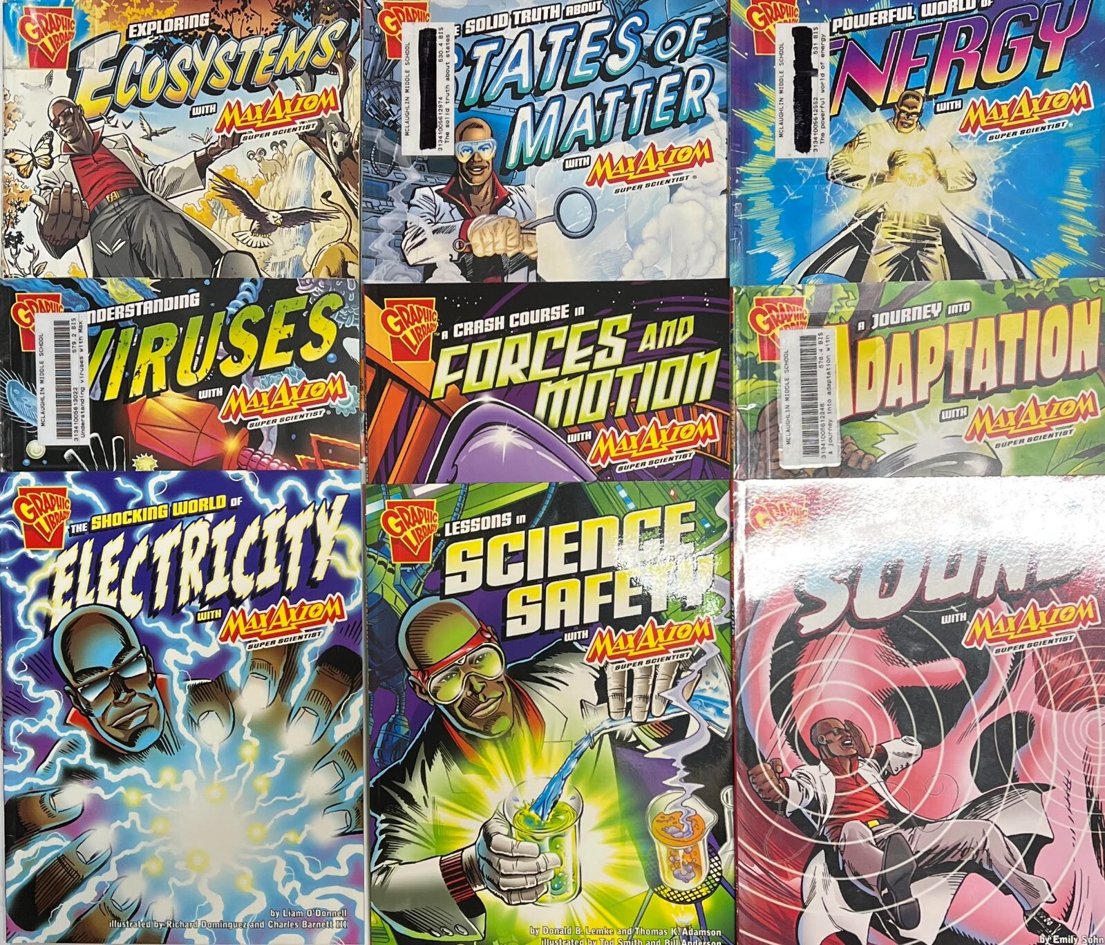 Capstone Graphic Library Max Axiom Science Individual Readers MaxAxiom