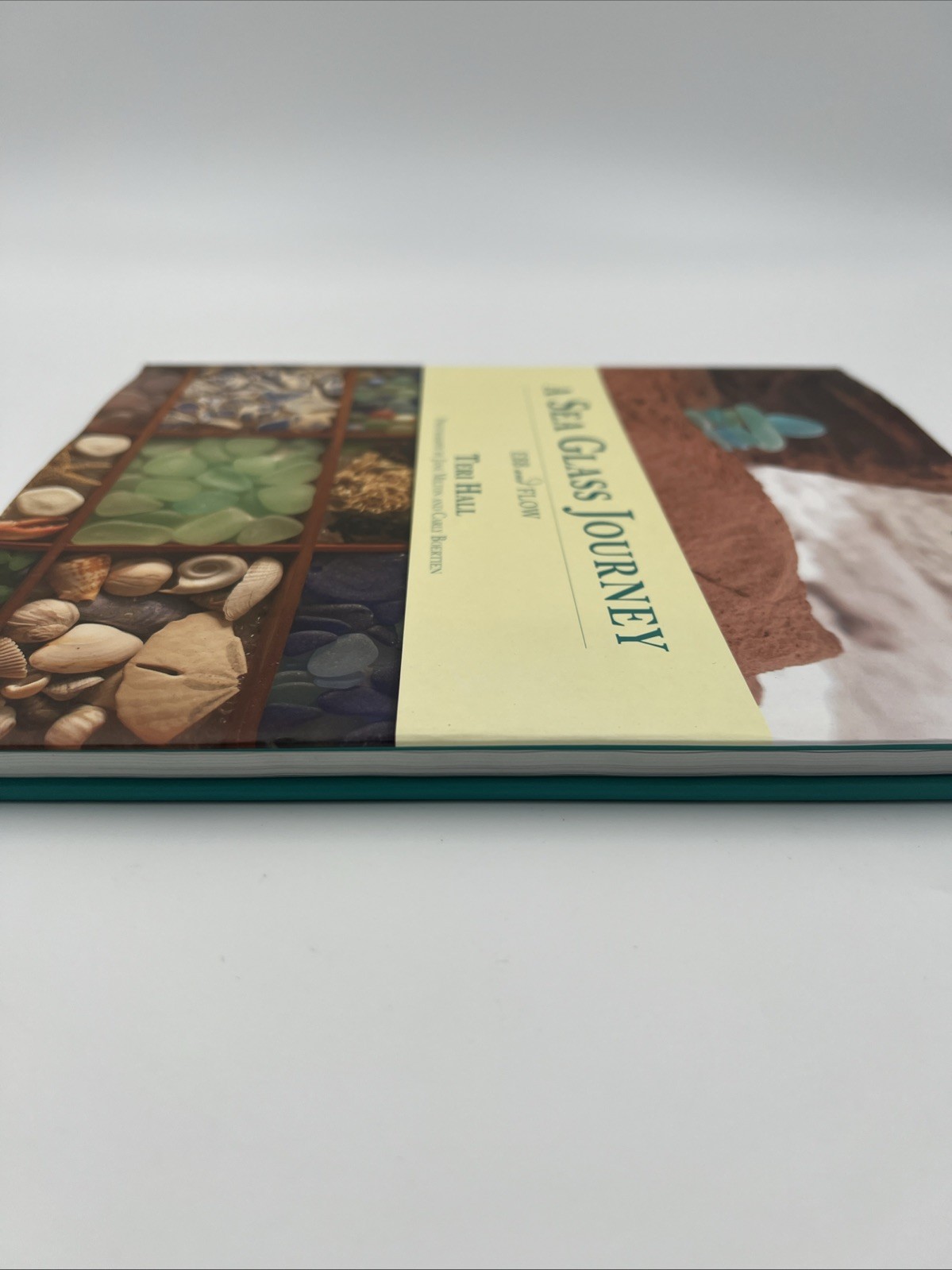 A SEA GLASS JOURNEY: EBB AND FLOW By Teri Hall – Hardcover **Mint Condition**