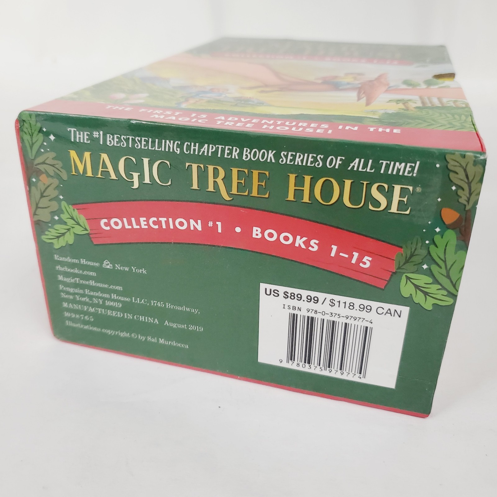 $90 Set – Magic Tree House Collection 1: 1-15 Book Box by Mary Pope Osborne