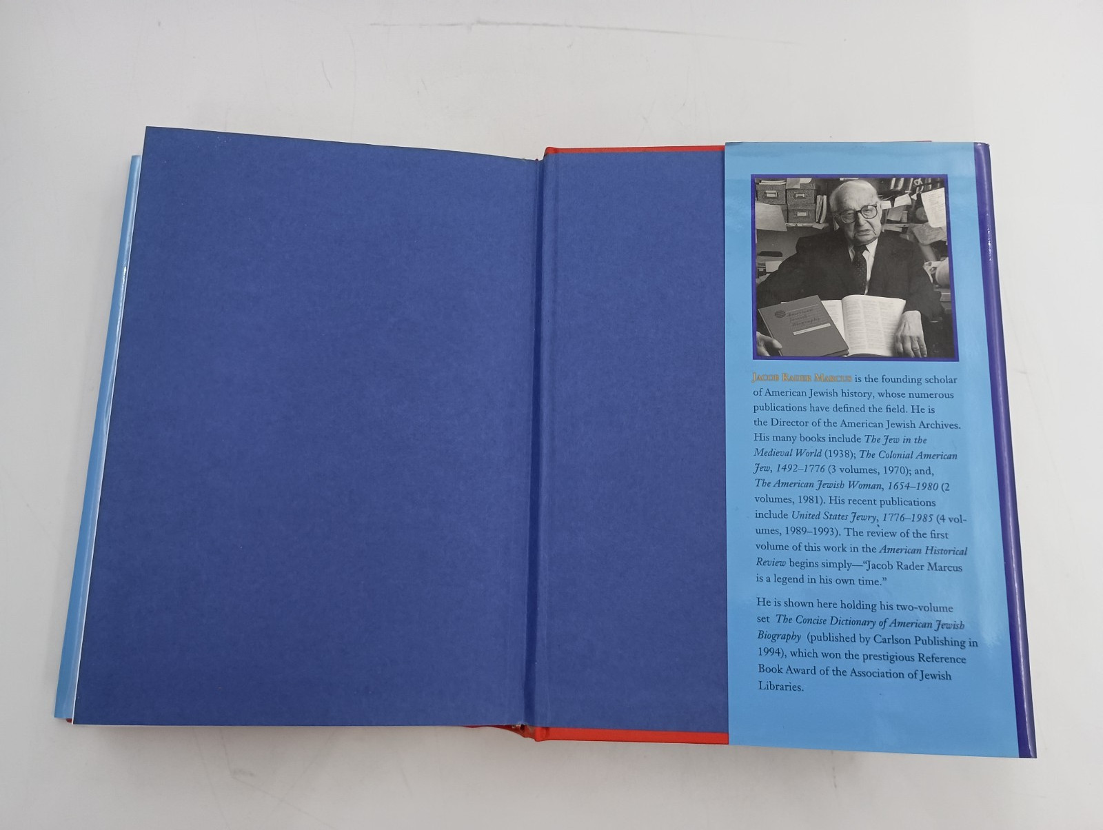 The American Jew 1585 – 1990 A History. Jacob Rader Marcus. 1st Printing.
