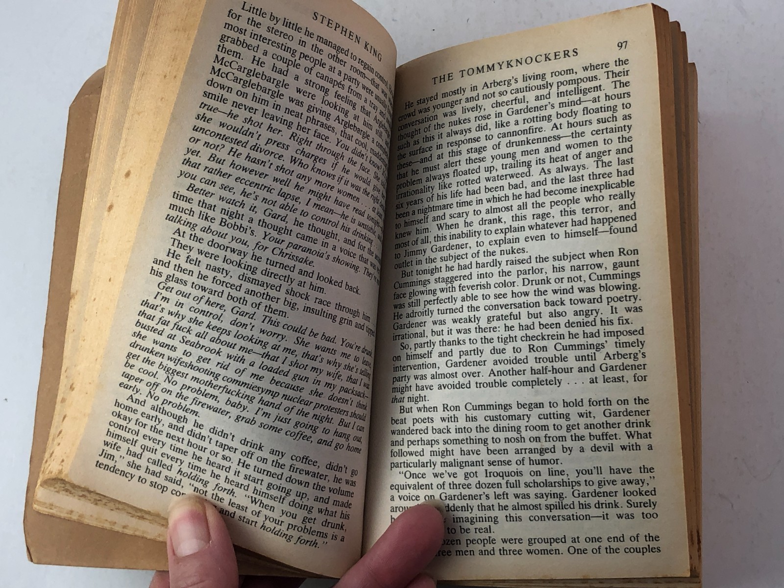 The Tommyknockers Stephen King 1988 First Signet Printing 1988 Paperback Horror