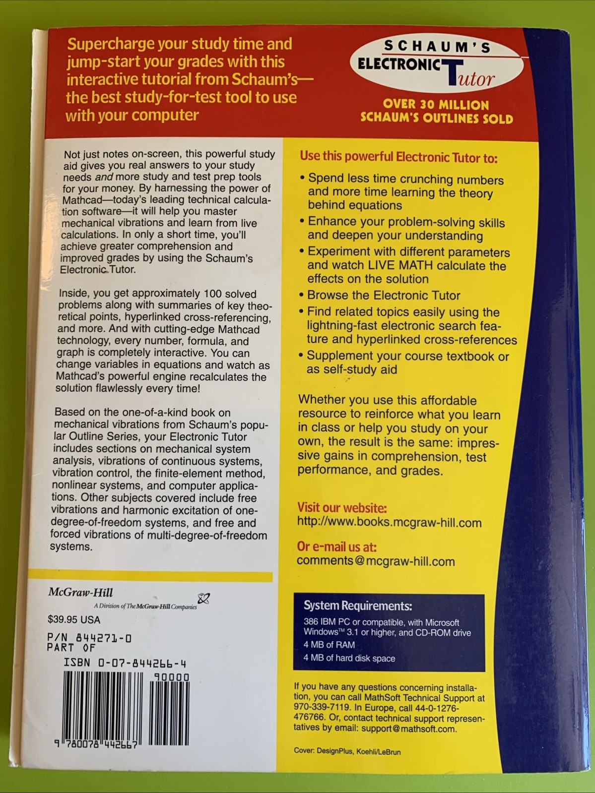 Schaum’s Outline of Theory & Problems Of Mechanical Vibrations Kelly, S. Graham