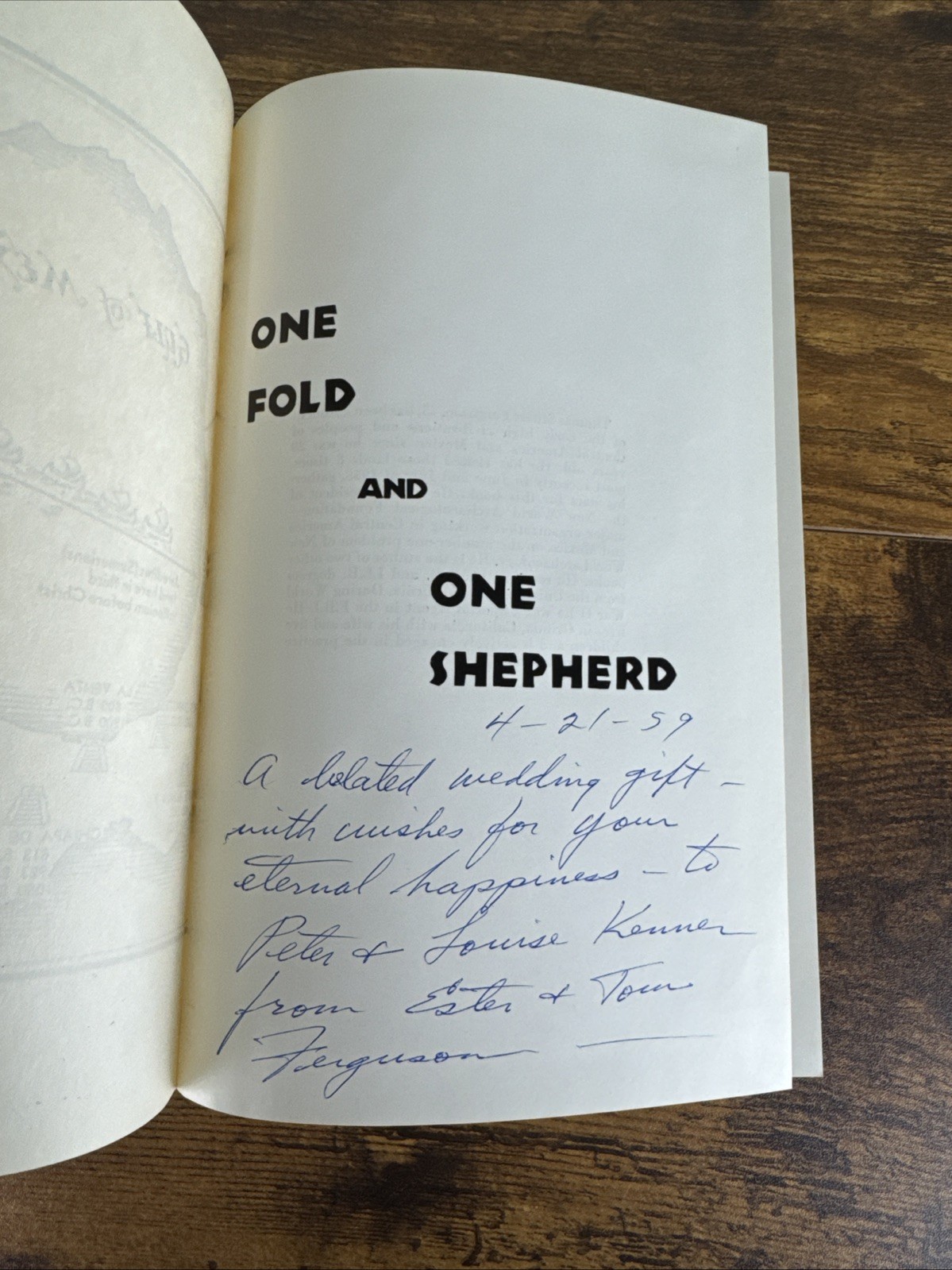 One Fold And One Shepherd Thomas Stuart Ferguson *SIGNED* LDS America Archeology