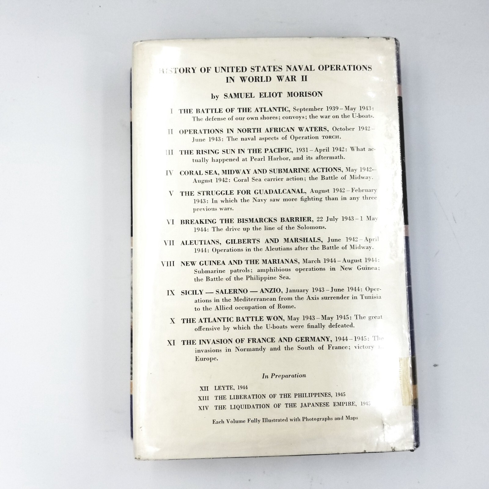 The Invasion of France and Germany 1944-1945 by Samuel Eliot Morison – 1957 1st