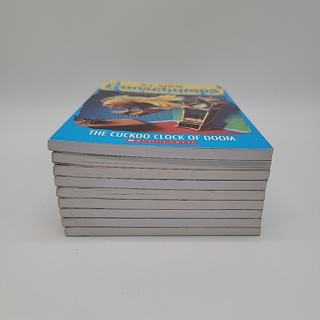 Lot of 9 Goosebumps Books by Scholastic R. L. Stine