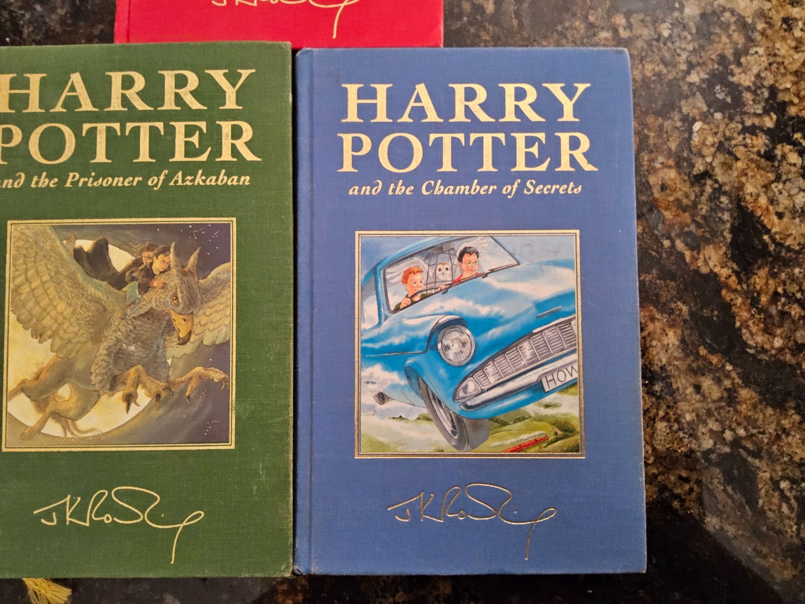 Harry Potter Books 1-3 Bloomsbury Deluxe UK Edition JK Rowling