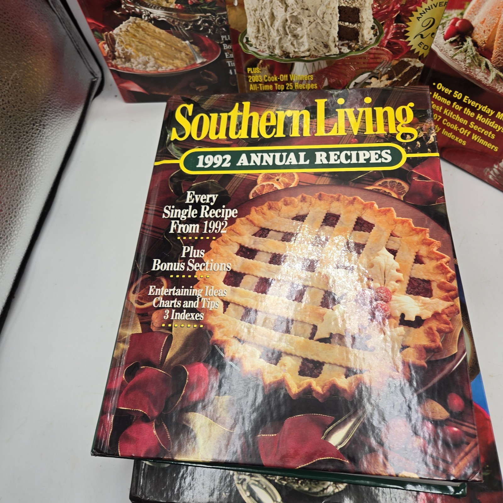 Southern Living Cookbooks 1992 1993 2002 2003 2007 2008 2009 lot 7 Annual Recipe