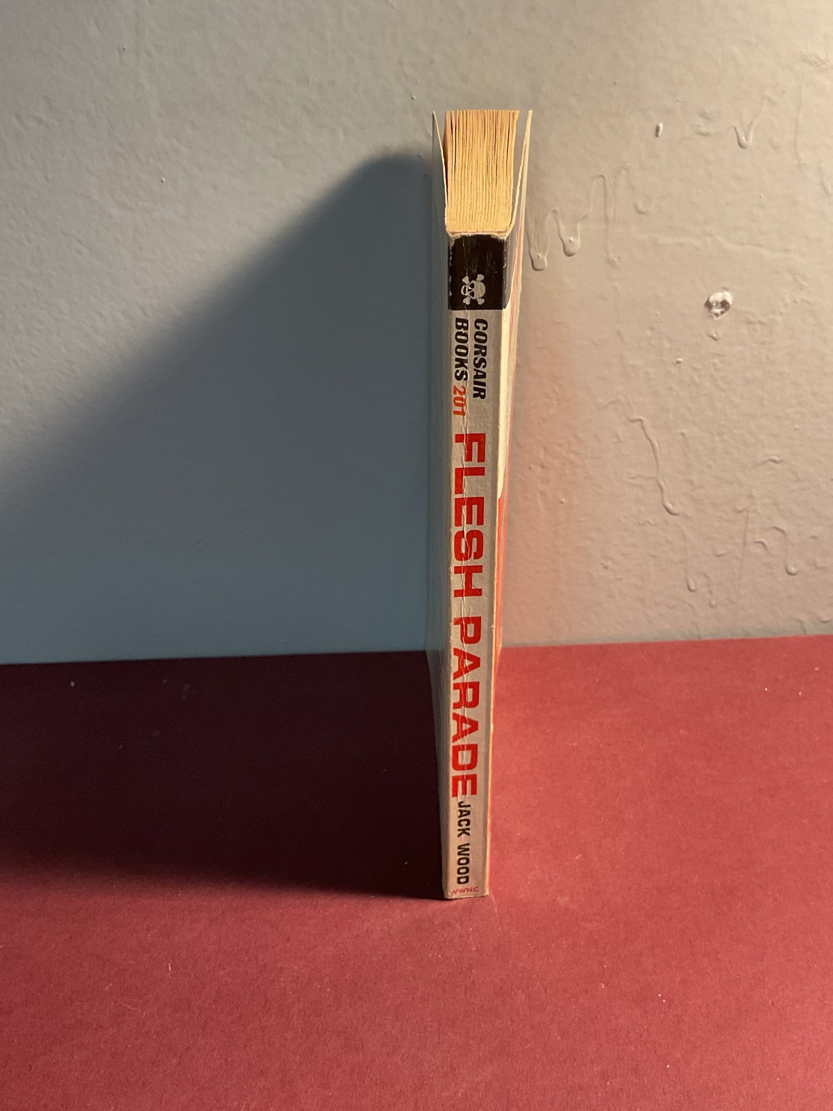 Flesh Parade by Jack Woods Corsair Books 201 Vintage Pulp Paperback Erotic