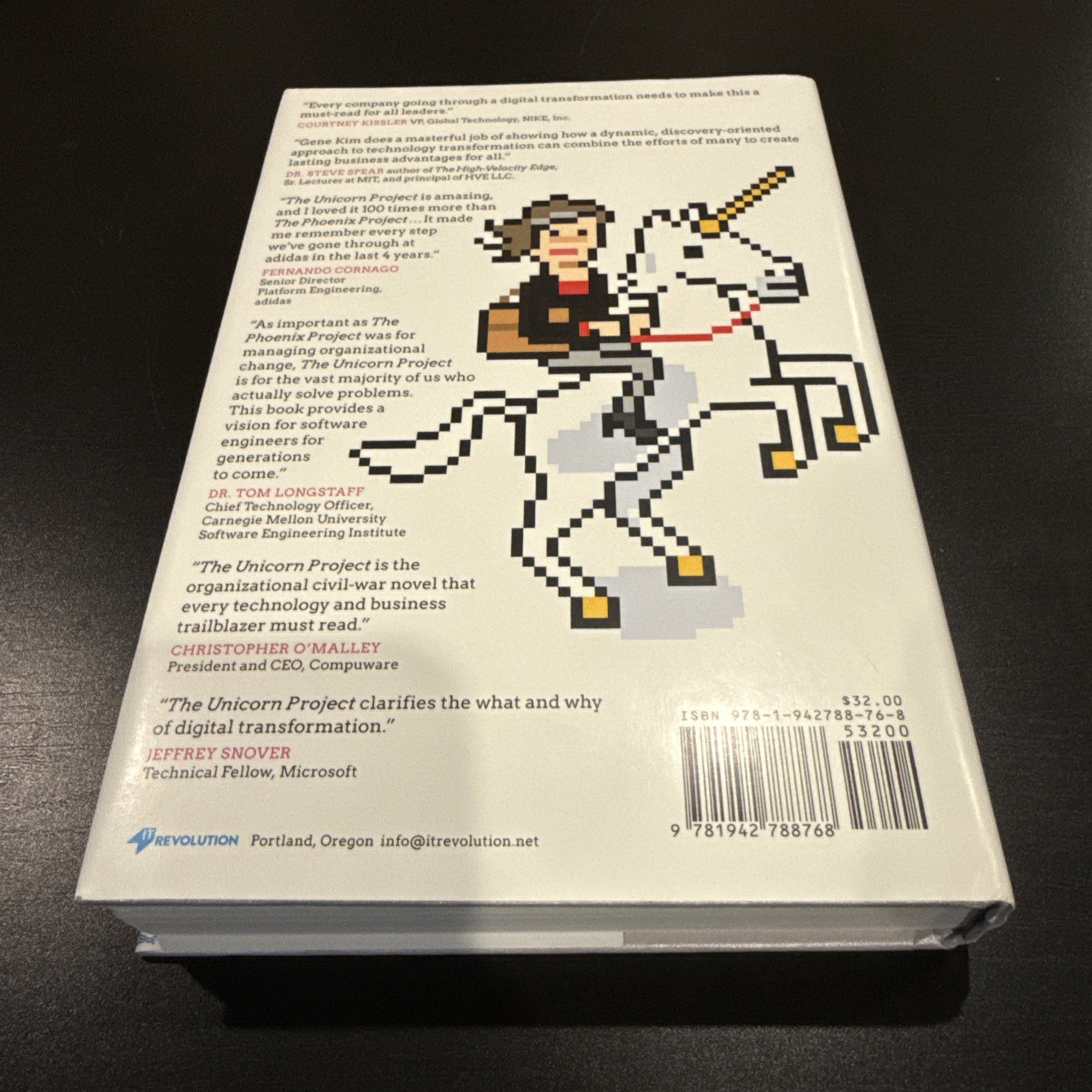 The Unicorn Project by Gene Kim (Hardcover First Edition, Phoenix Project Ser.)