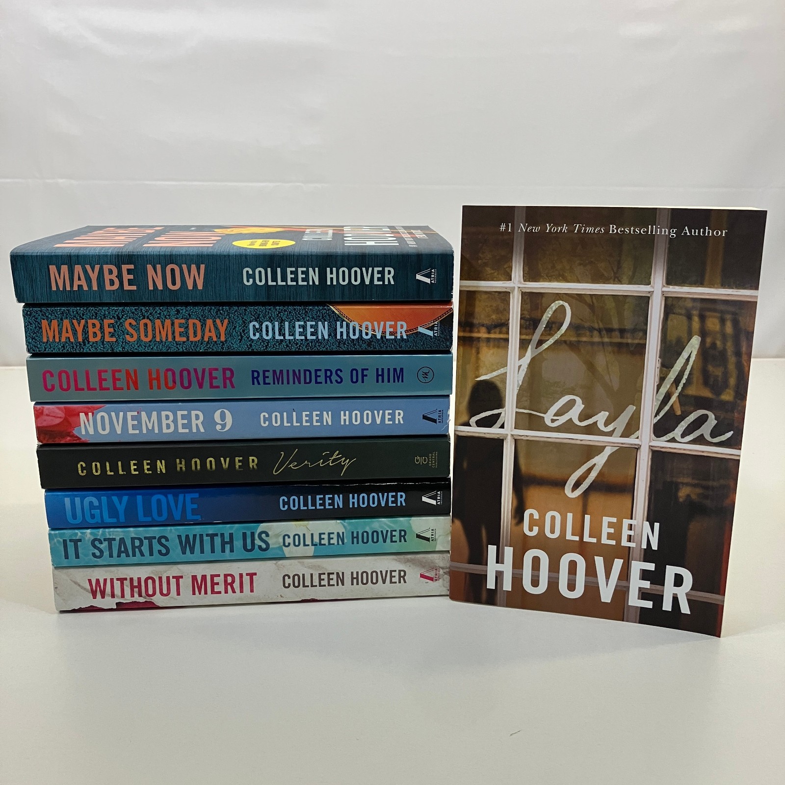 Colleen Hoover Romance Fiction 9 TPB Novels Lot Maybe Now Someday Ugly Love