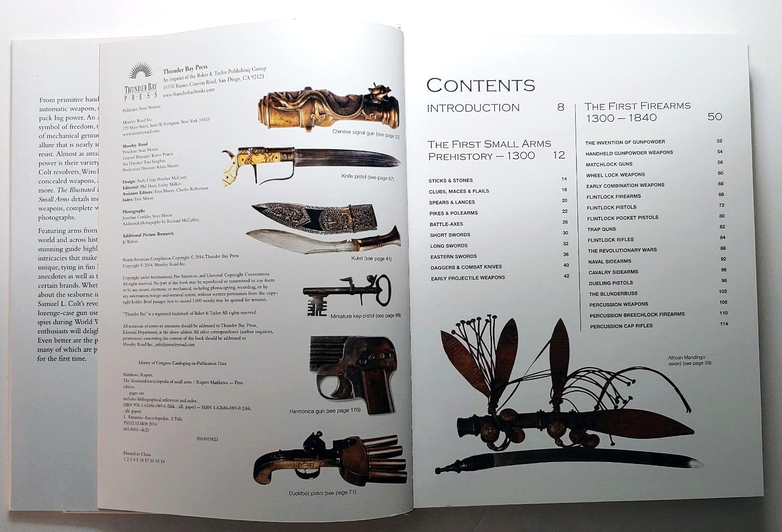 Illustrated Encyclopedia of Small Arms by Rupert Matthews 2014 1st Edition HC