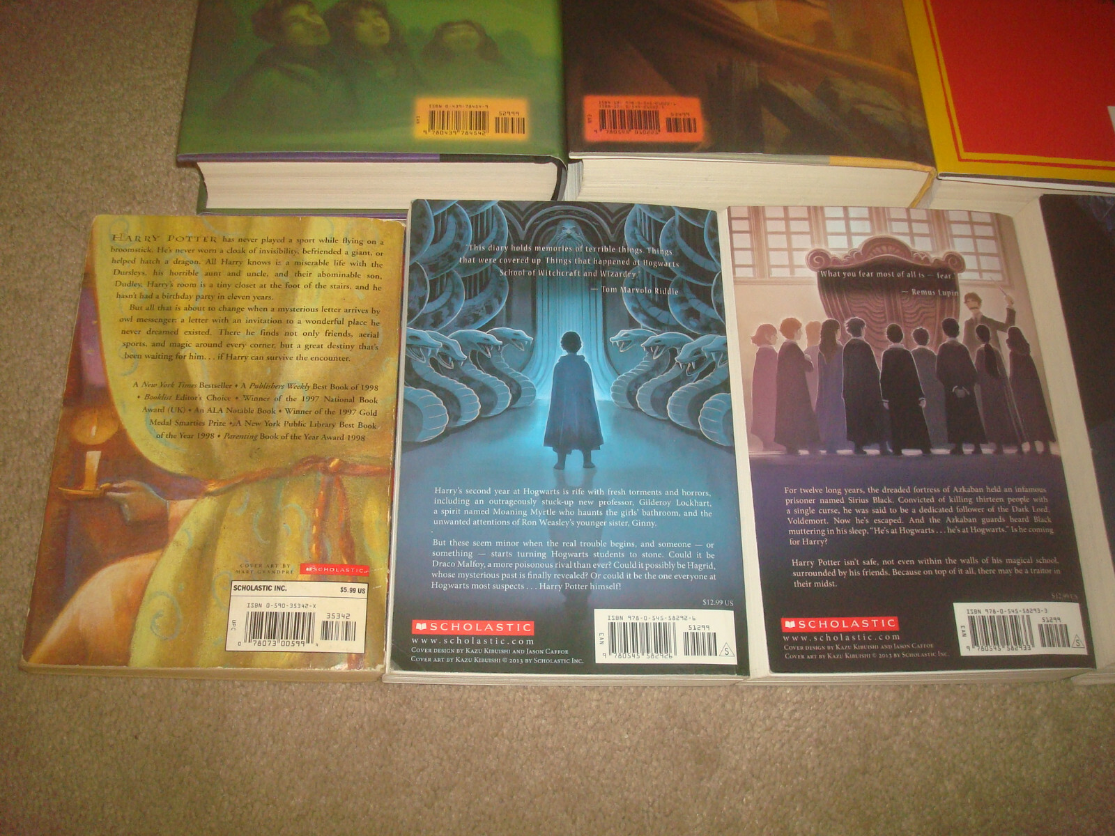 Harry Potter Book LOT Complete Series Set Beedle Bard Casual Vacancy J K Rowling