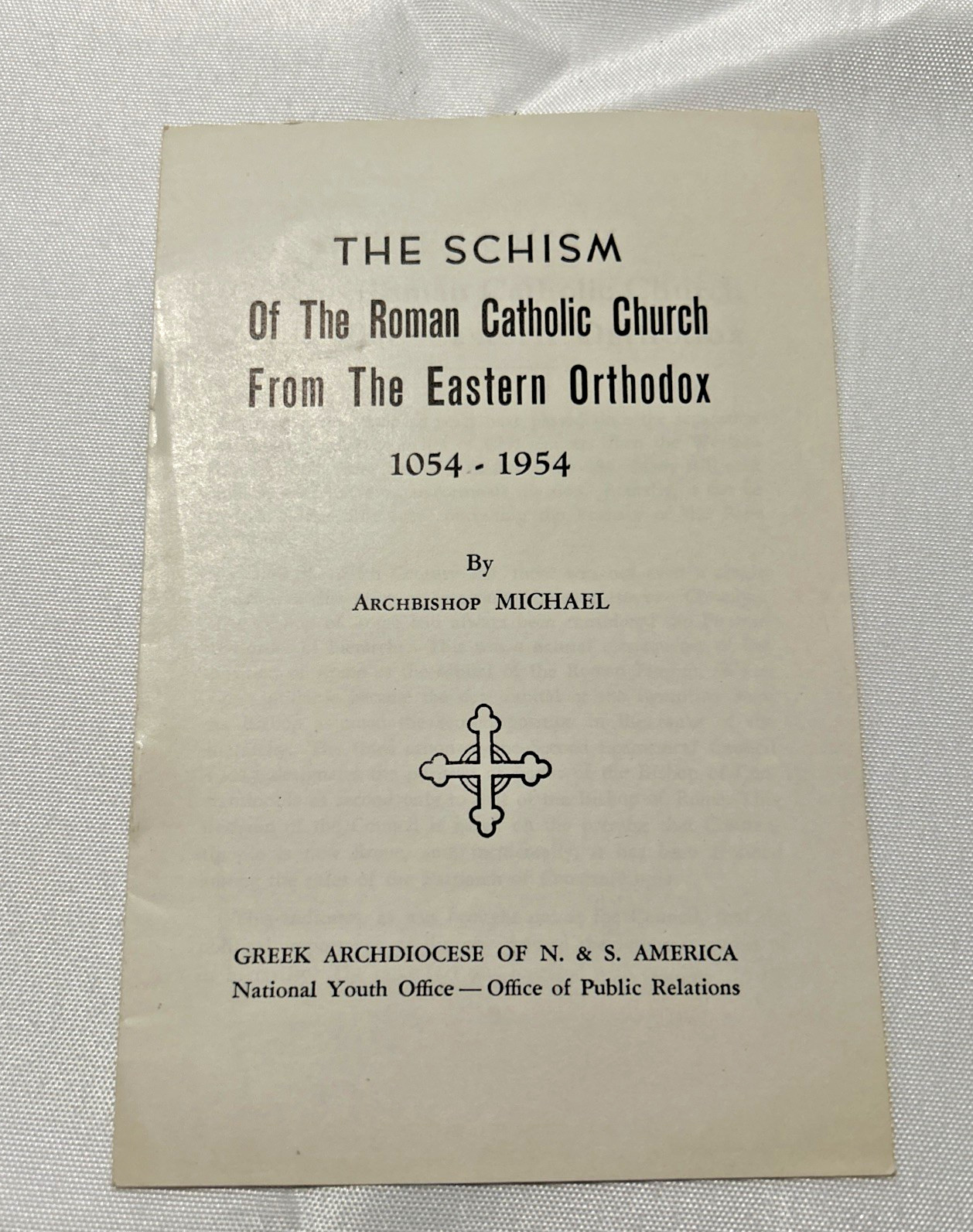 Eastern Orthodox Church ~ Lot of 4 ~ Pamphlets, Brochures ~ Vintage