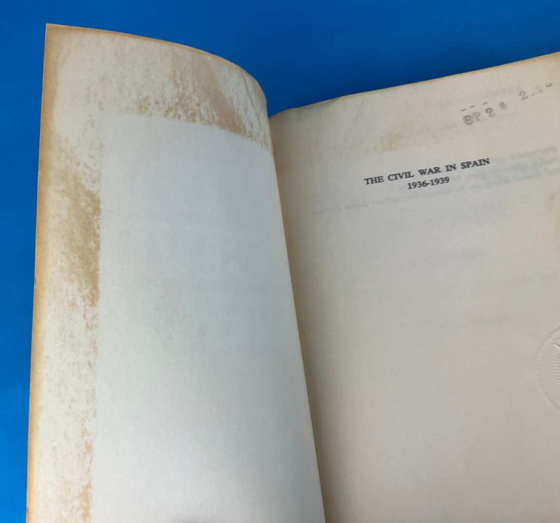 Book The Civil War in Spain 1936-1939 Robert Payne PB 1970