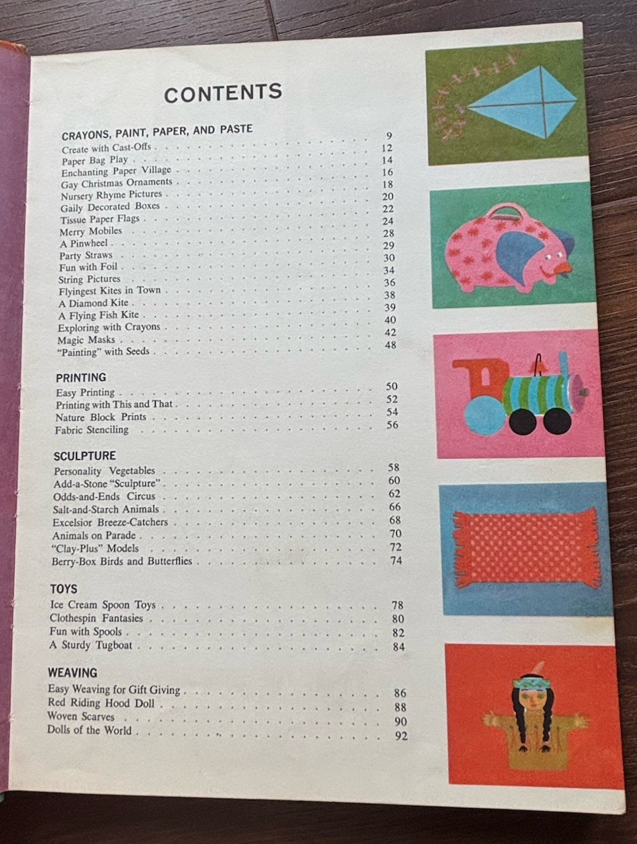 Vintage McCall’s Golden Do-It Book with crafts/ projects for kids 6-14 (1962)