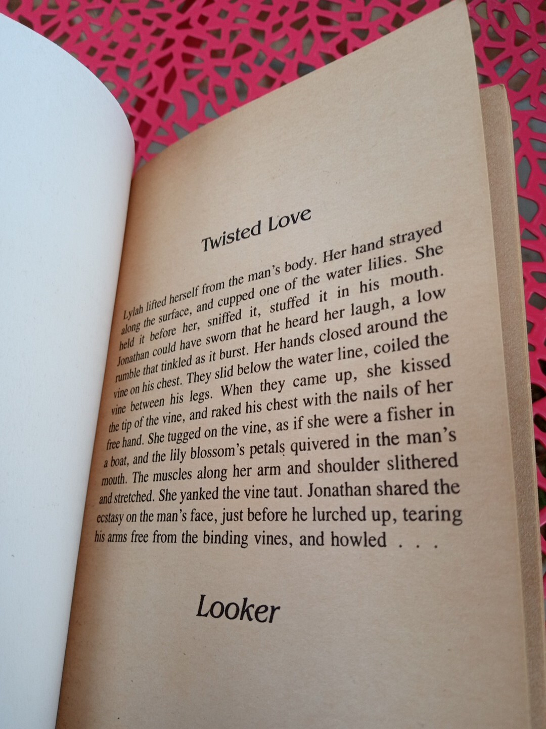 JORGE SARALEGUI Looker Charter Book 1st Edtion Vtg Horror Book Vtg Erotic Horror