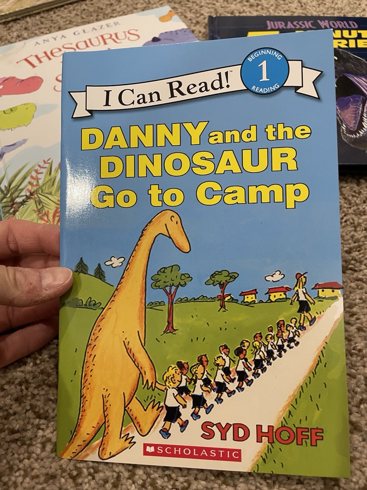 Set of 3 Dinosaur Children’s Books, Like New, Jurassic World, Danny the Dino
