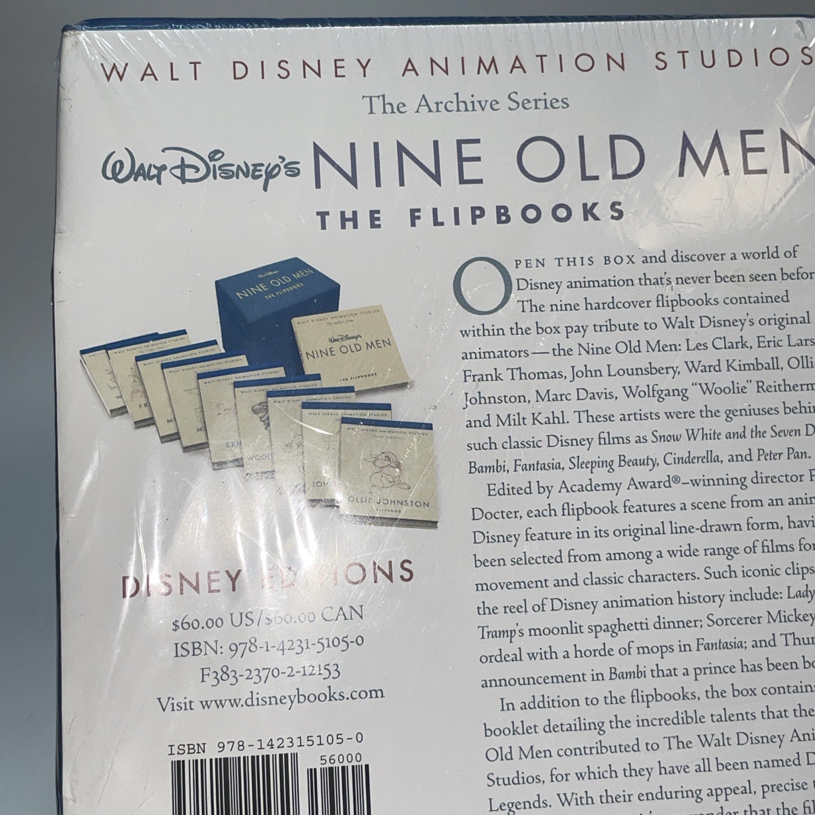 Walt Disney’s Nine Old Men Flipbooks Box Set Disney Editions Animation Archive