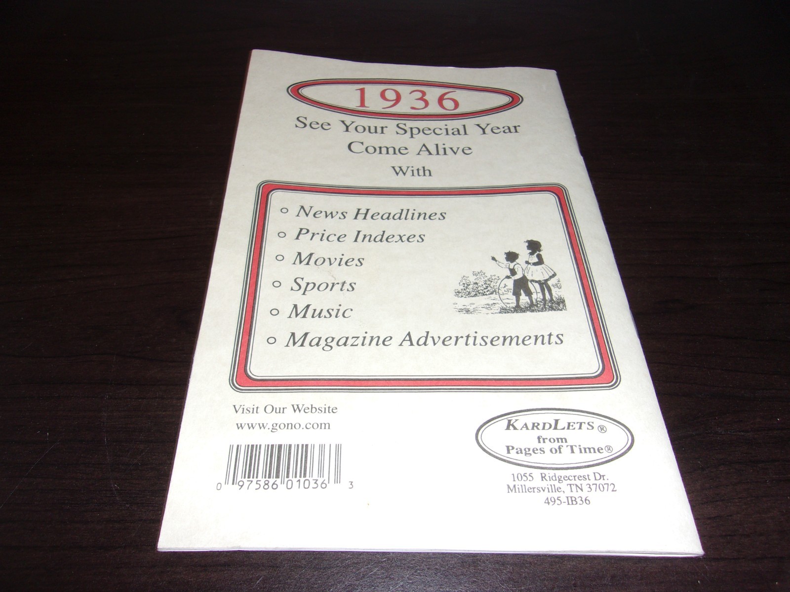 1936 Pages of Time A Nostalgia News Report History Booklet