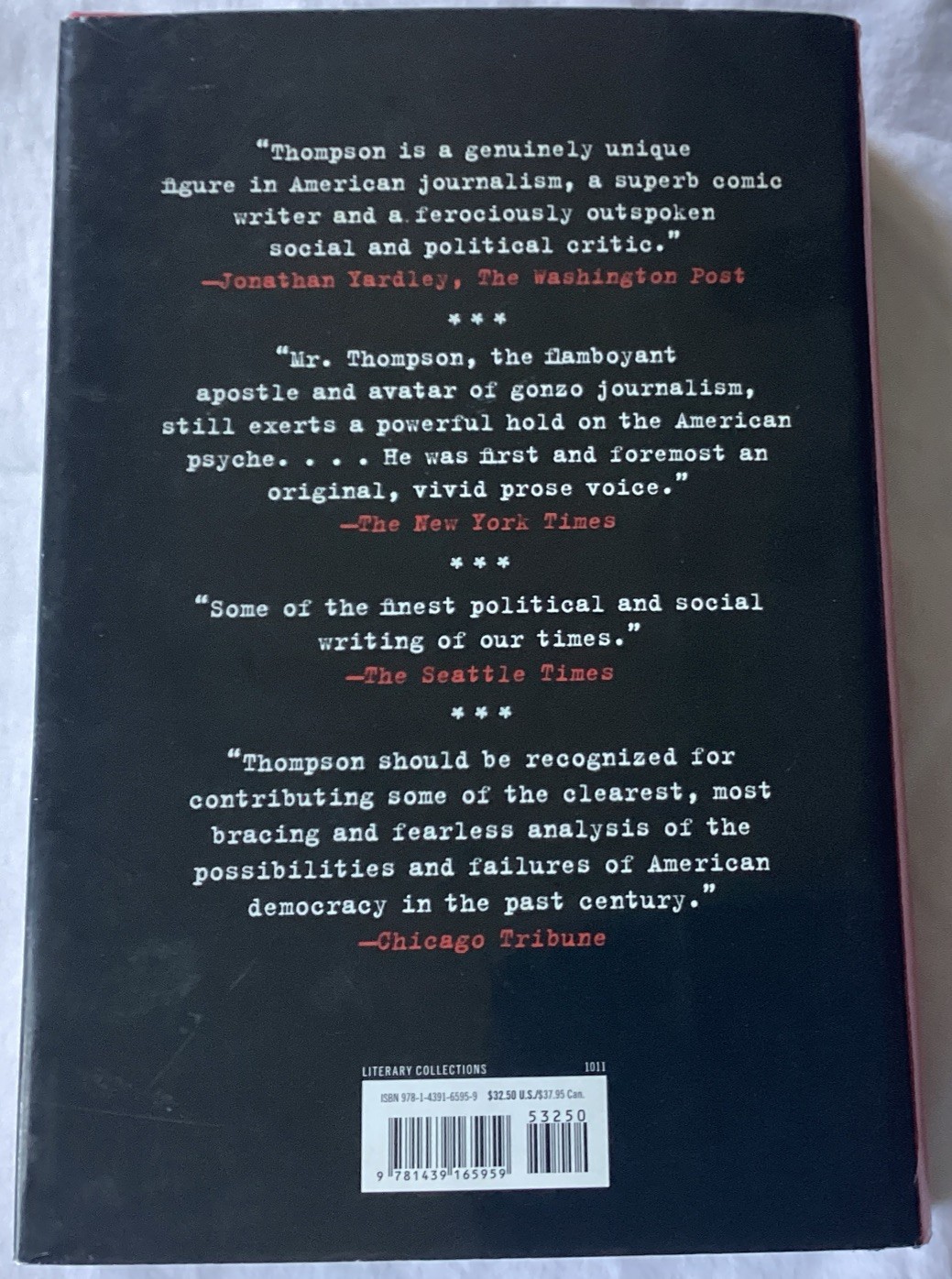Fear and Loathing at Rolling Stone: The Essential Writing of Hunter S. Thompson