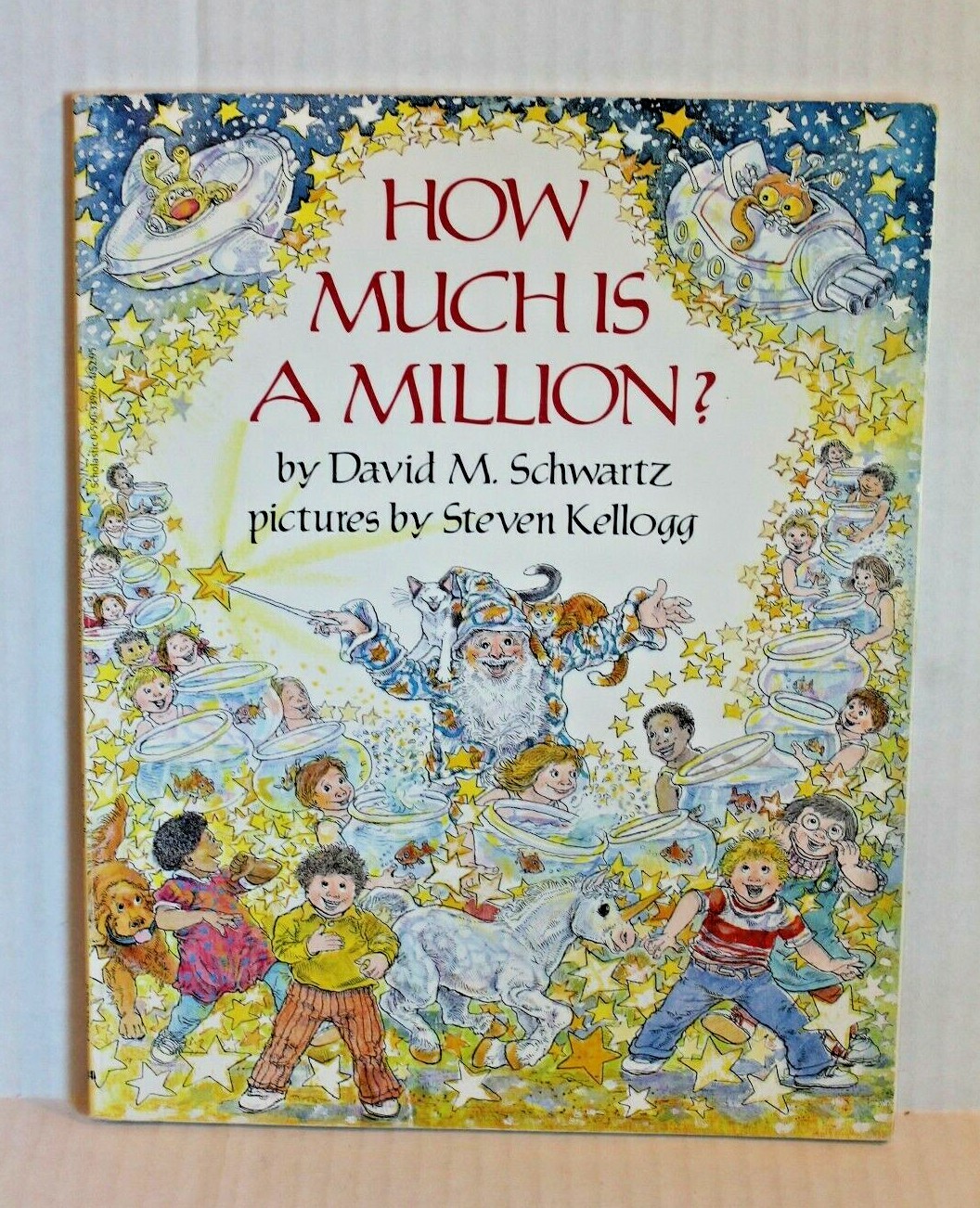 How Much Is A Million? by David Schwartz & Steven Kellogg – Paperback Book 1986