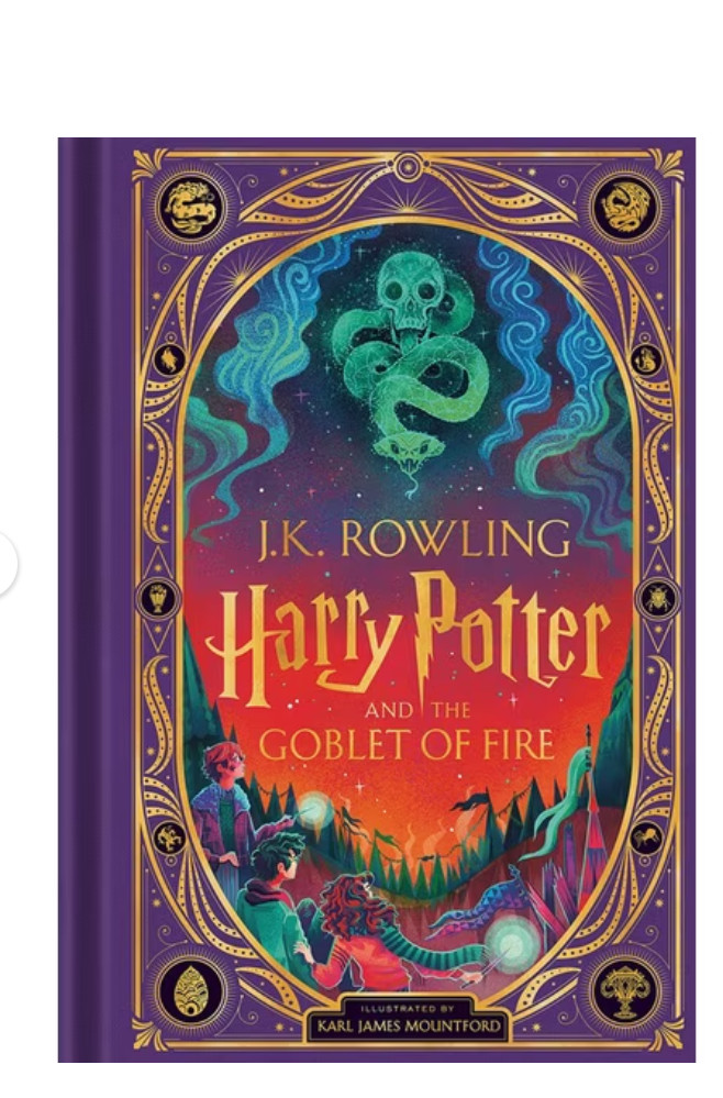 Harry Potter and the Goblet of Fire Book 4 Interactive Illustrated Hardcover