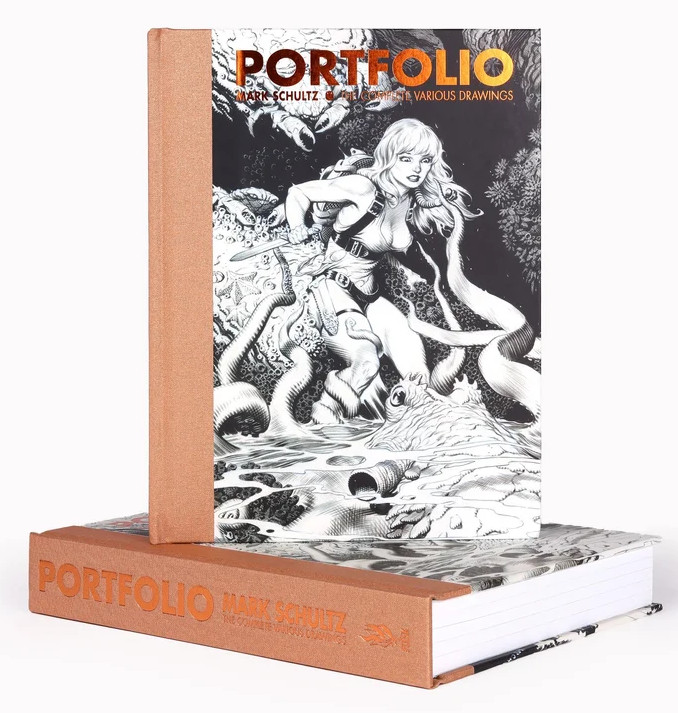 Portfolio by Mark Schultz Complete Various Drawings Deluxe Signed HC Edition New