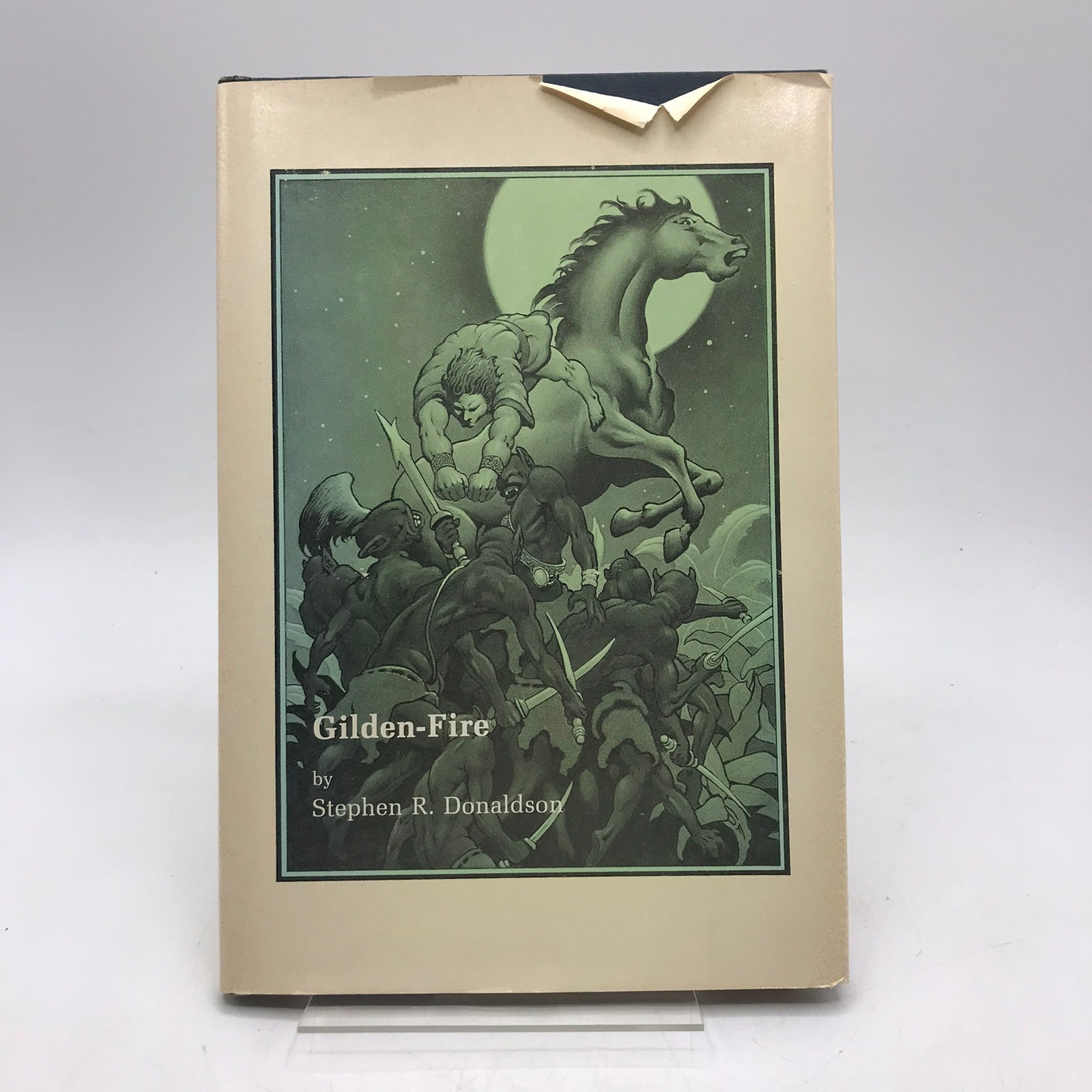 Gilden Fire Stephen R Donaldson Science Fiction Fantasy Action Book Club Edition