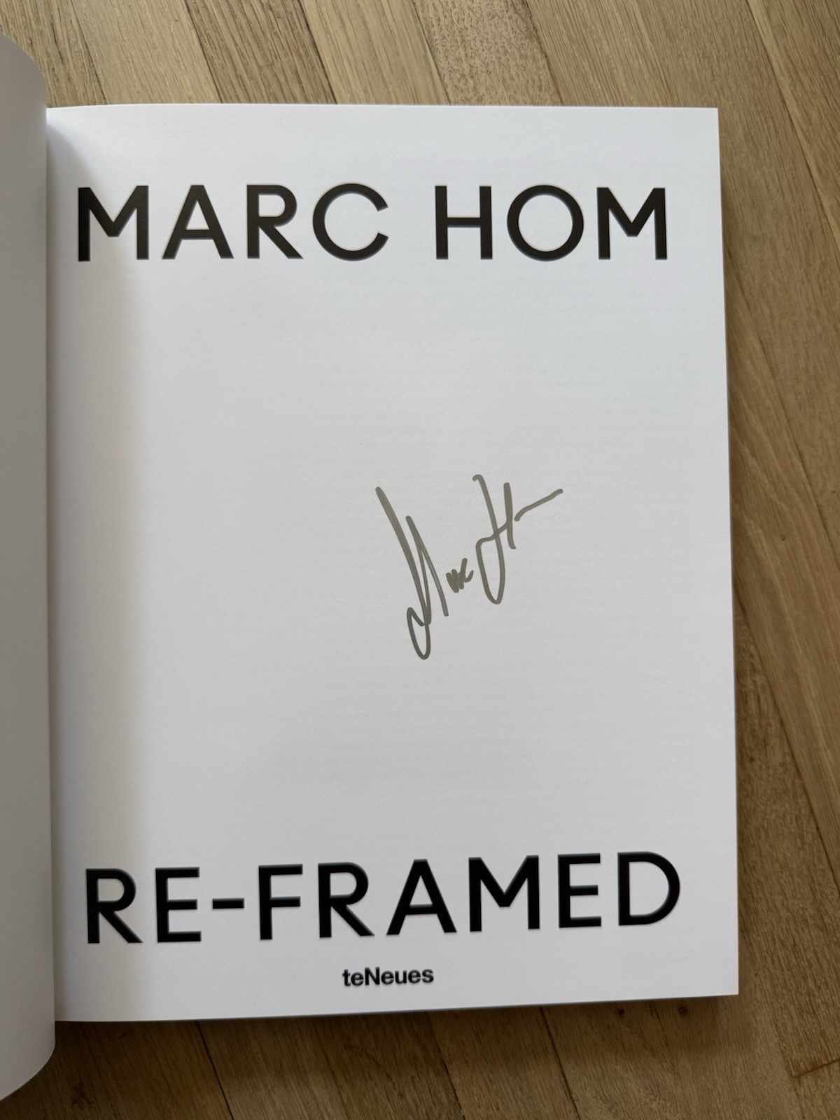 SIGNED Marc Hom: Re-Framed | teNeues