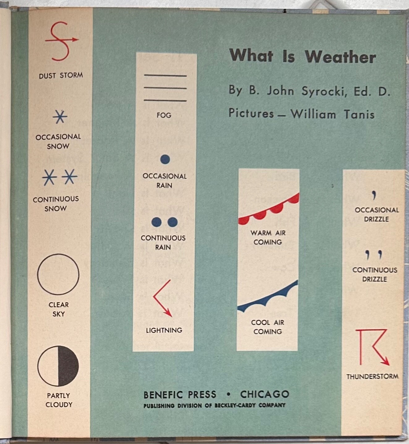 What is Weather 1960 hc, Benefic Press John Syroki/ Illustrated William Tanis