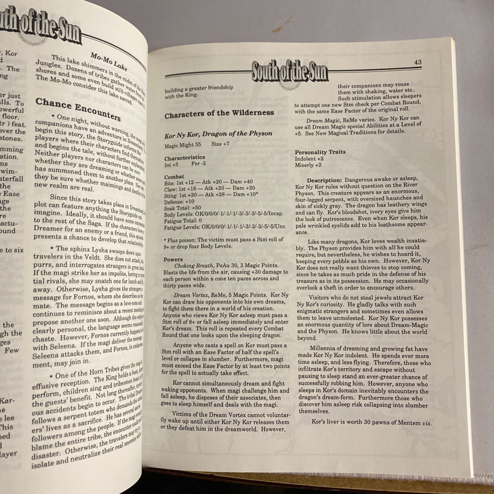 ARS Magica – South of the Sun (Sourcebook) – by Thomas Kane – Atlas Games RPG