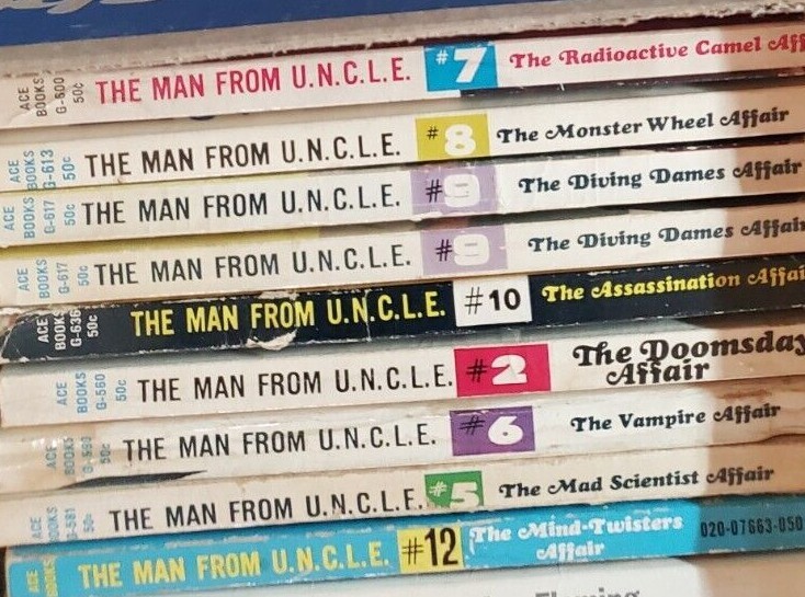Espionage Books James Bond Sam Durell Nick Carter Complete Your Collection #1