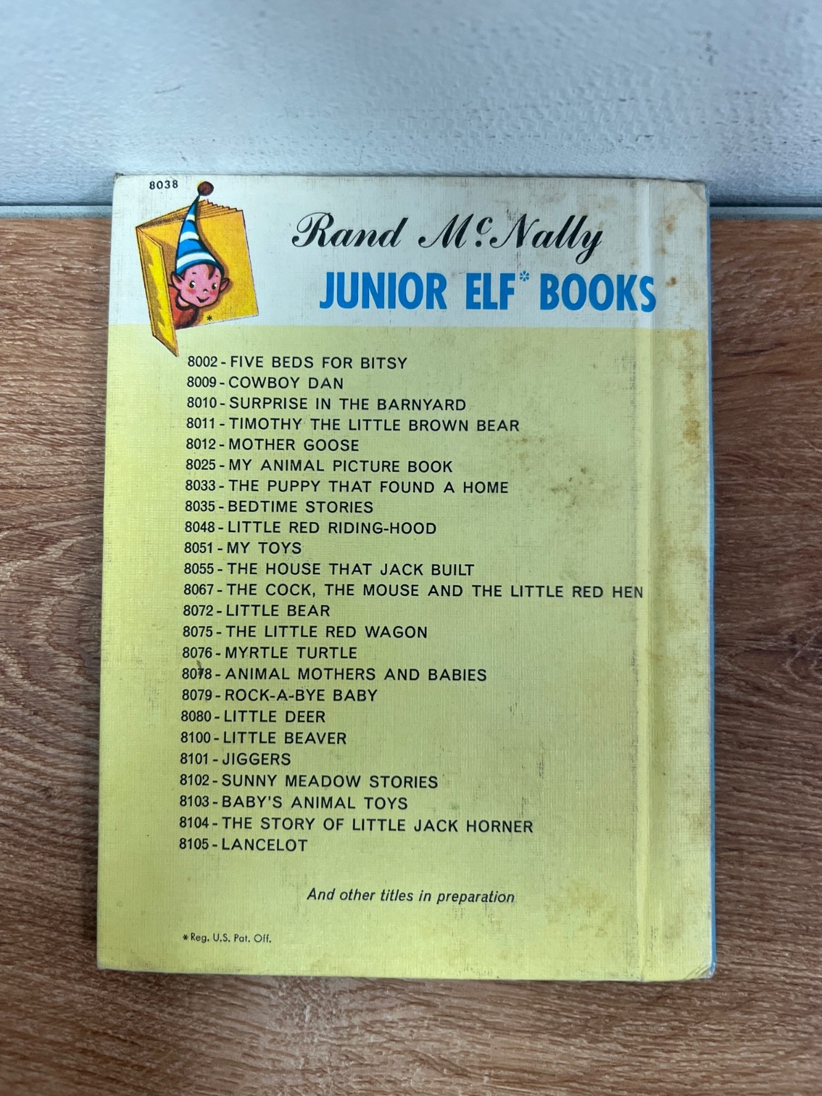 Lot of 9 Vintage Rand McNally Junior Elf Books Varying Condition