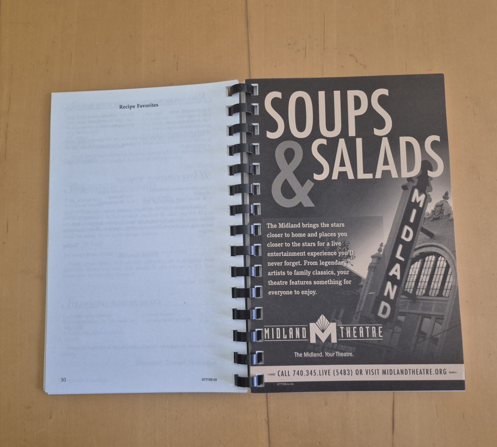 A Taste of Downtown Newark Ohio Assoc. Cookbook 2009 Morris Press Spiral Bound