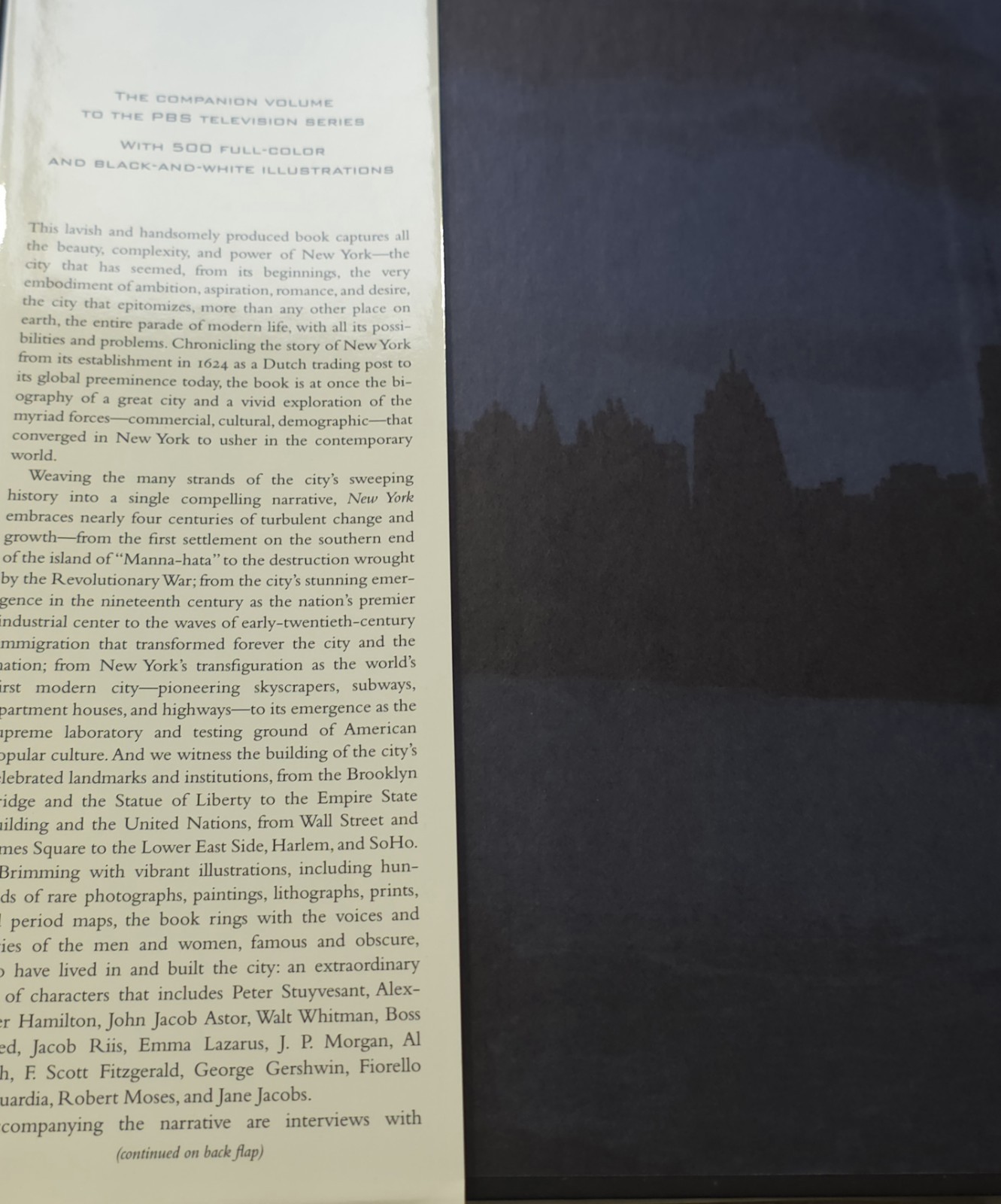 New York: An Illustrated History – Hardcover, by Ric Burns; James – Like New