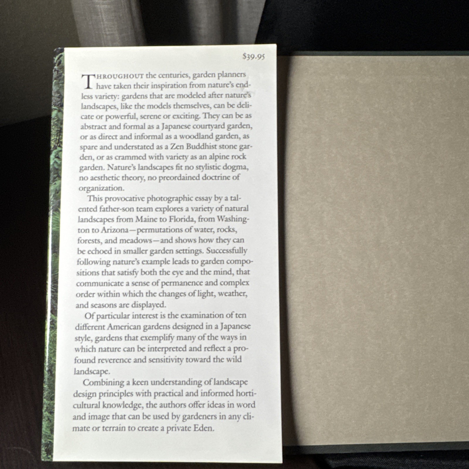 Reflecting Nature : Garden Designs for Wild Landscapes by Jerome Malitz and Seth