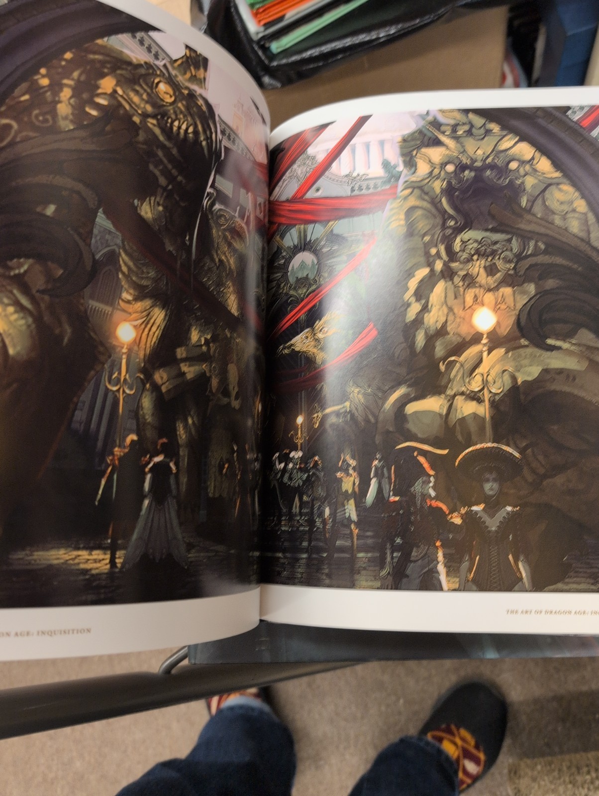 The Art of Dragon Age Inquisition Hardcover 2014 Dark Horse Books, 1st ed 2nd pr