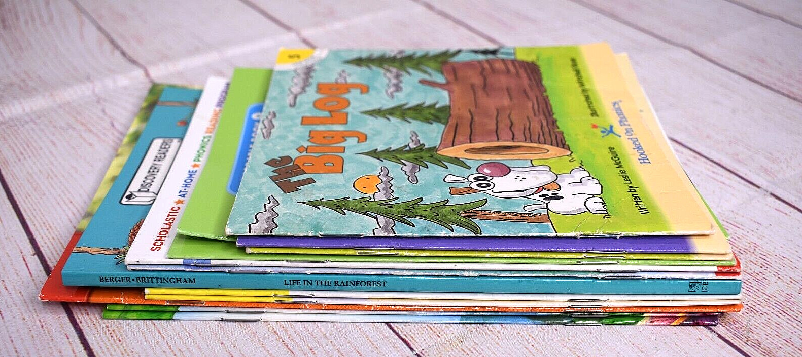 Lot of 13 Phonics Reading Discovery Readers Decodable Learn to Read Books