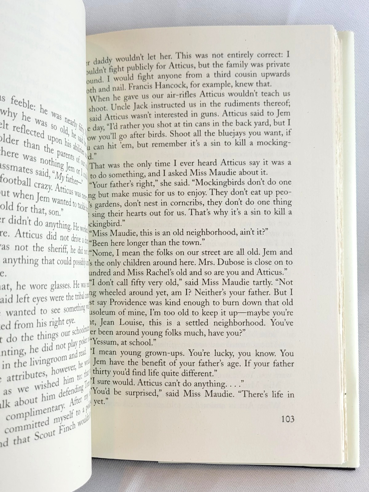 TO KILL A MOCKINGBIRD by Harper Lee Deckle Edge Hardcover Edition